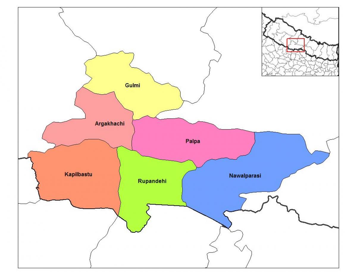 ನಕ್ಷೆ rupandehi ನೇಪಾಳ