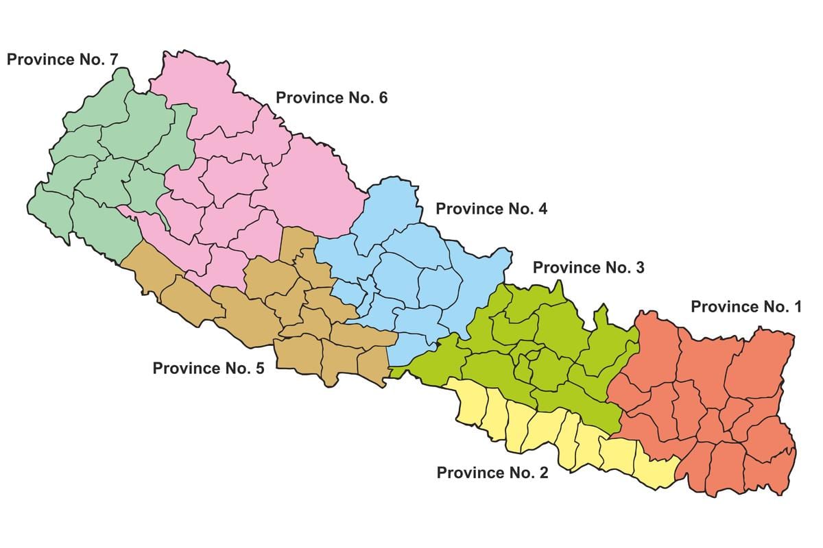 ರಾಜ್ಯದ ನಕ್ಷೆ ನೇಪಾಳ