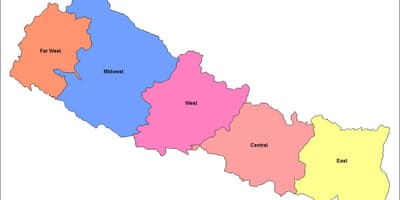 ನಕ್ಷೆ ಪೂರ್ವ ಅಭಿವೃದ್ಧಿ ಪ್ರದೇಶದಲ್ಲಿ ನೇಪಾಳ