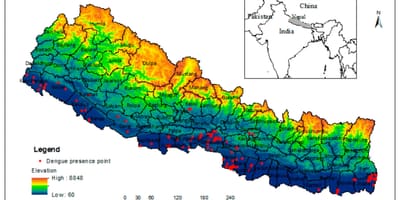 ನಕ್ಷೆ ನೇಪಾಳ ಹವಾಮಾನ