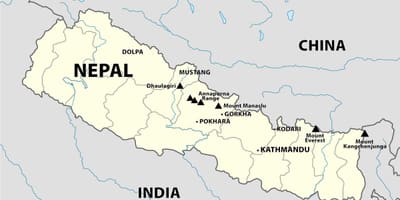 ಭಾರತ ನೇಪಾಳ ಗಡಿ ನಕ್ಷೆ