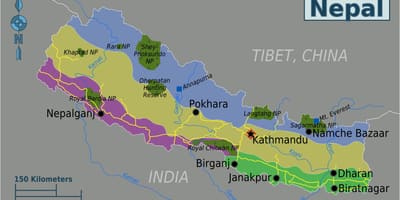ಮೌಂಟ್ ಎವರೆಸ್ಟ್ ನೇಪಾಳ ನಕ್ಷೆ