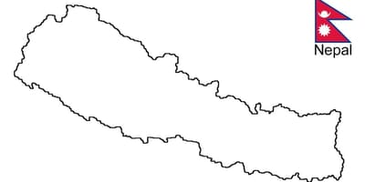 ನಕ್ಷೆ ನೇಪಾಳ ಔಟ್ಲೈನ್